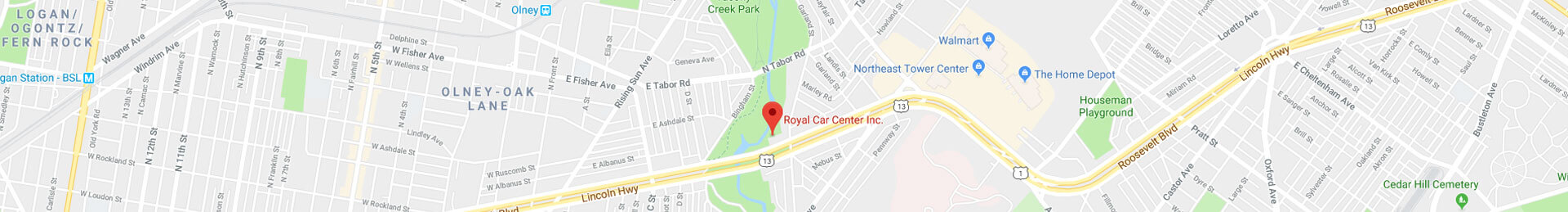 Directions to Royal Car Center